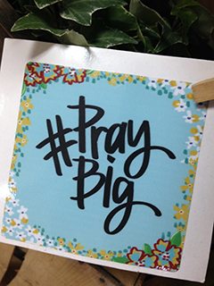 #PrayBig Large (Color) Decal